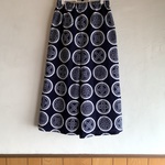 浴衣反物で作った夏パンツ　グレイ(浴衣リメイク)