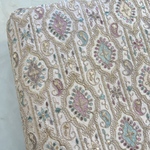 110cm×50cm  インド刺繍生地　アイボリー（ライトベージュ）