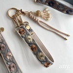 再販✨インド刺繍リボン ハンドストラップ ㉗　バッグチャームにも♡  キーホルダー🔑　バッグチャーム     2,580円