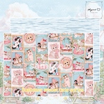 Summer resort cats デザインペーパー【No.e96】