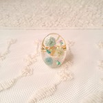 かすみ草のきらめきリング