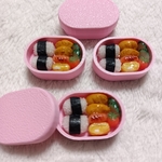 俵おにぎり弁当☆ピンク☆ミニチュア