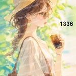 1336 オリジナルステッカー オリジナル人物ステッカー ステッカー シール りまりま  RimaRima