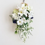 Green hanging basket