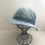 TOPI  デニムリメイクのリバーシブルハット（ブルー×ペイズリー）