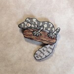 テイオウヘラオヤモリ　ブローチ