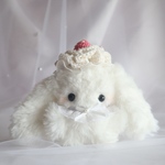 ショートケーキもふちゃん・ホワイト