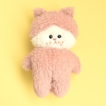 小さなモコモコニャアさん　ピンク