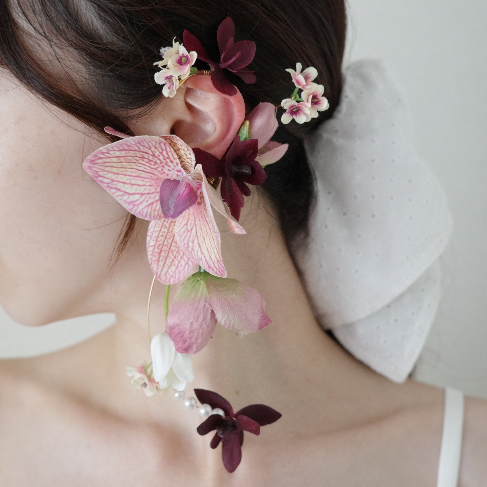 White x Pinkのバレエコアブーケ♡前撮り/ウェディング - fleur et