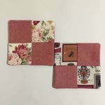 気まぐれ作品　コースター2枚組『くろねことばら』