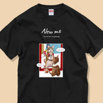 「トレーニングするネコ」 Tシャツ/送料込み