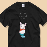 「I HAVE TO EFFORT」コットンTシャツ/送料無料