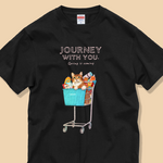 「Journey with you_Spring is coming」安心のクオリティ/定番コットンTシャツ/送料無料