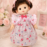 ぽぽちゃん、ソランちゃん☆イチゴのお姫様ドレス