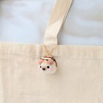  ﾀｺ焼とﾊﾘﾈｽﾞﾐが合体したストラップ / たこ焼き はりねずみ ストラップ   【★はりねずみストラップシリーズ★】