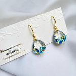 【再販8点】人魚の耳飾り‪ブルー💙🧜‍♀️❥女性らしさあふれるワイヤーピアス/イヤリング