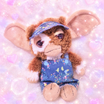 専用　No.10000090　モグコス　パレード柄　サロペット　サンバイザーセット　グレムリン　NICI 　ぬいぐるみに着れます　20260626-01