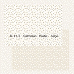 【D-142】デザインペーパー　Dalmatian Pastel beige