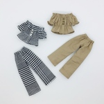 2点セット　セットアップ　1/6サイズ　リカちゃん　ドール　パンツ　グレンチェック