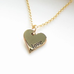 [andy]Love heart charmネックレス