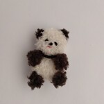 小さなパンダのブローチ⓻