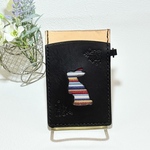 NEW!絽刺しうさぎのICカードケース（BLK）