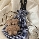 巾着ポーチとぬいぐるみキーホルダーセット♪