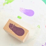 お盆のナスときゅうり 精霊馬のはんこ
