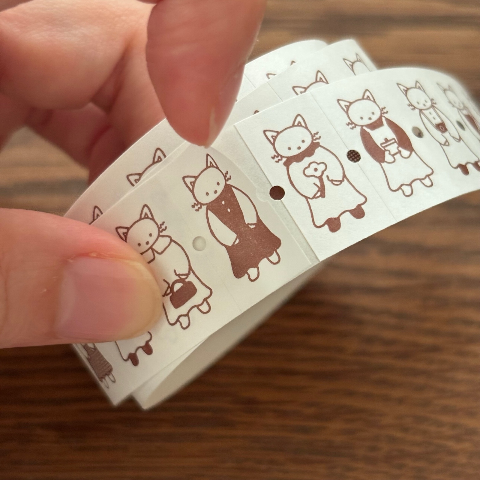 ラベラーロールシール きょうのねこ - atelier -penri | minne byGMO