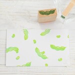 【在庫限り】夏のおつまみスタンプ 枝豆のはんこ