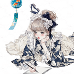 【7a-45】オリジナル人物ステッカー