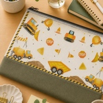 文房具　ファイル　ケース　収納　ジッパー　チャック　ビニール　クリア