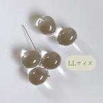 ドロップビーズ クリア しずく型 アクリルビーズ LLサイズ(18×15mm) 透明 ニュアンス 夏パーツ 涼しげ 軽量 ハンドメイド 資材 アクセサリーパーツ 材料 ［10個］ cp518