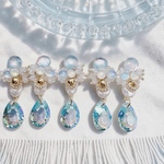 Aqua Blue Swarovski charm