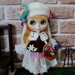 よしえ屋72[民族衣装風少女ワンピ6点セット]ブライス アウトフィット Blythe