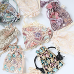 ミニミニ巾着3個セット　インド刺繍リボン　お一人様一回限り