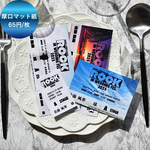 音楽フェス風 エスコートカード 席札 60円/枚 結婚式 ウェディング 厚口マット紙 ミシン目加工 投票券