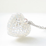 [andy]Crystal heart charmネックレス