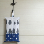 ボックスティッシュカバー☆くま×星