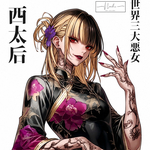【世界三大悪女 西太后】 人物ステッカー