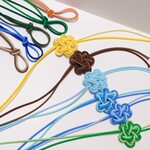 tomy777さま専用ページです  オーダーメイドヘアゴム　中太２色　ブレスレットにも　花結び　飾り結び メドゥプ　ヘアアクセサリー