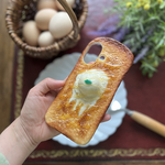 《受注制作》ふんわりフレンチトーストのスマホケース＊〜バニラアイス添え＊〜