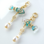 (9/3*20:00~)jewelry fish𓆝𓂃‪ 𓈒𓏸 ✧︎煌めくアクセサリー✧︎ ピアス/イヤリング 〖ワイヤーアクセサリー 煌めき キラキラ 海 夏 魚 パール〗