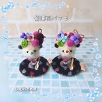 6月のパフェ　紫陽花ベア