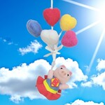 空飛ぶスーパーBuBuガール☆壁掛けオブジェ