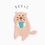 ワッペン・刺繍ワッペン「らららっこ」