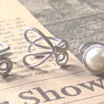 イヤーカフ３点セット（片耳用）♪silverパール