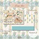 retro romantic | design paper