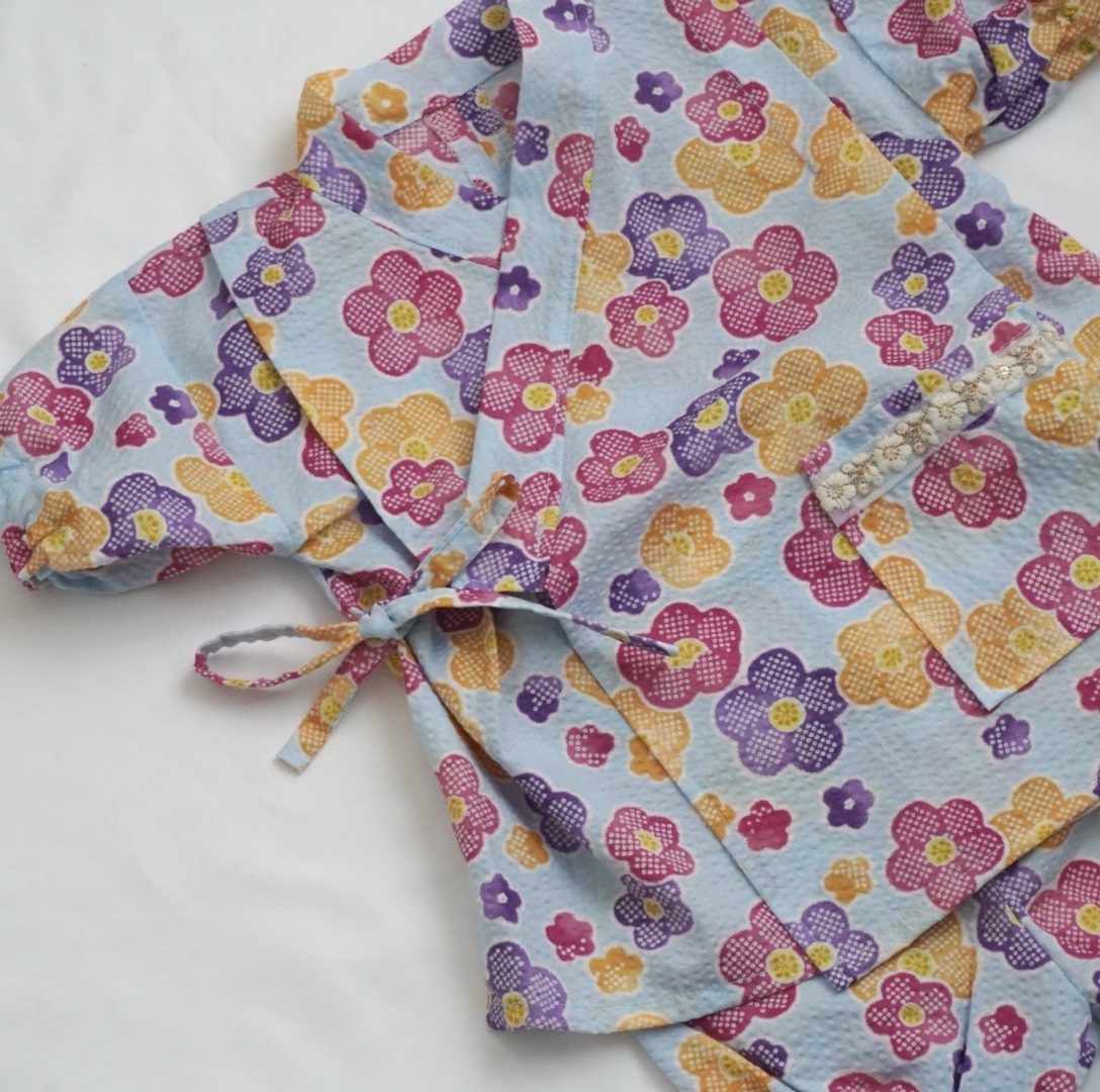 インド刺繍リボン スタイ ベビースタイ くしゅくしゅスタイ ポコポコ