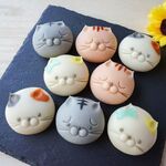 【送料無料】猫の練り切り8匹入 猫の日 アニマル 練り切り ホワイトデー 和菓子 ギフト 贈り物 かわいい